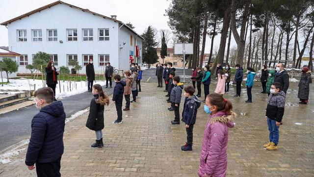 İstanbul’da köy okullarında yüz yüze eğitim başladı