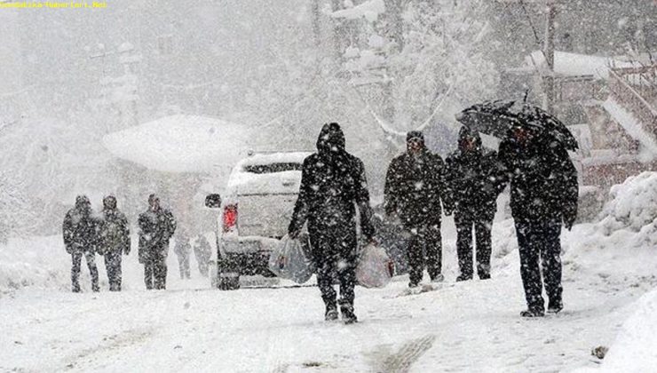 Meteoroloji’den birçok şehre kar yağışı uyarısı