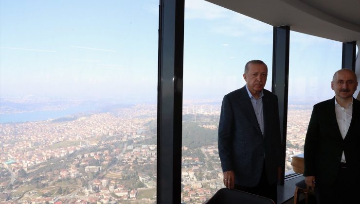 Erdoğan, Çamlıca Kulesi’ni inceledi