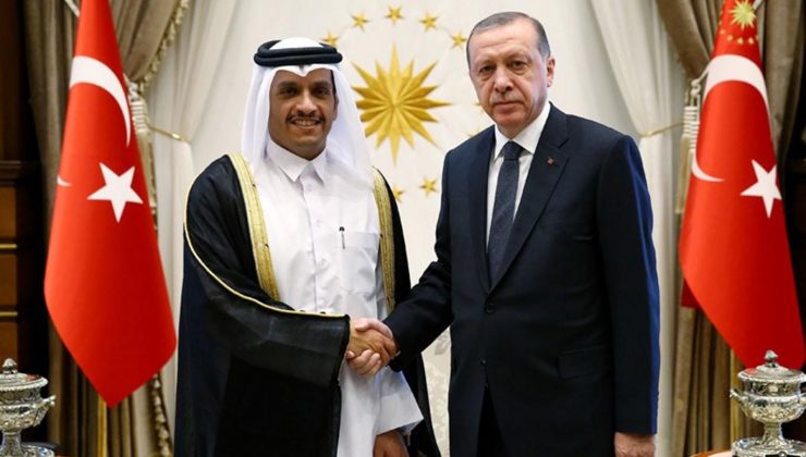 Cumhurbaşkanı Erdoğan, Al Sani’yi kabul ediyor