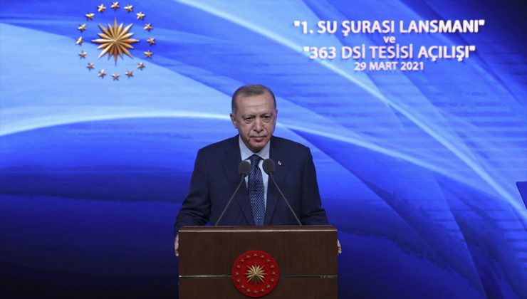 Erdoğan: Su Kanunu hazırlıyoruz