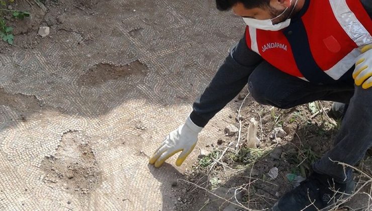 İzinsiz kazıda Roma dönemine ait kalıntılar çıktı