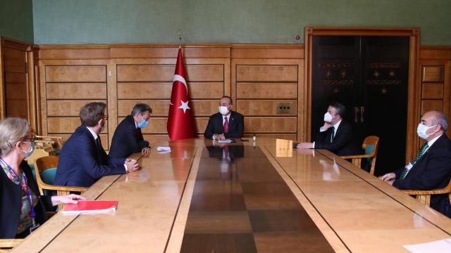 Çavuşoğlu, Uluslararası Kızılhaç Komitesi Başkanı ile görüştü