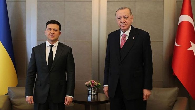 Cumhurbaşkanı Erdoğan Zelenskiy ile bir araya geldi