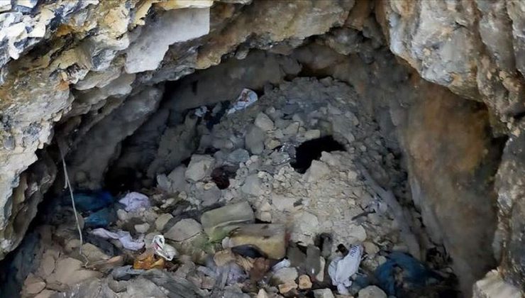 Tunceli’de teröristlerin kullandığı 3 mağara imha edildi