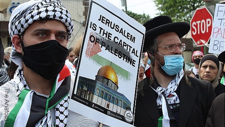 Paterson’da Filistin’e destek için 4 bin kişi toplandı