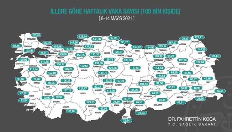 Vaka haritası açıklandı