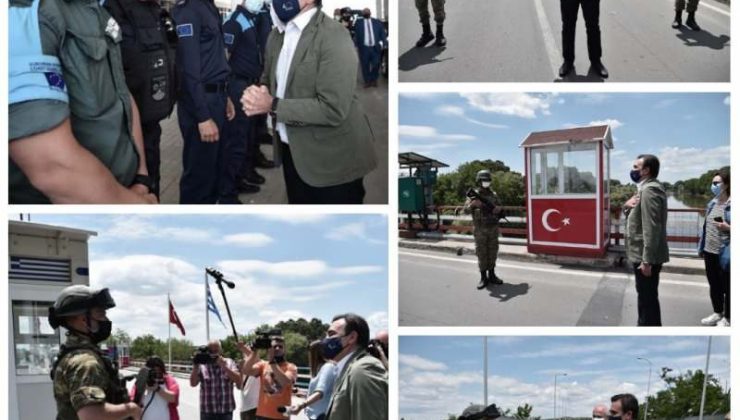 Sınırı geçip Türk askerleriyle fotoğraf çektirdi