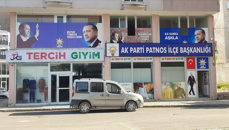 AK Parti Patnos İlçe Başkanlığı’na molotofkokteyli ile saldırı girişimi!