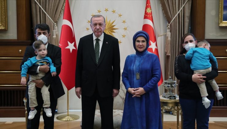 Erdoğan, siyam ikizleri Derman ve Yiğit’in doğum gününü kutladı