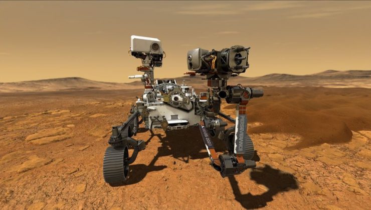 Mars’taki keşif aracından 360 derecelik panorama