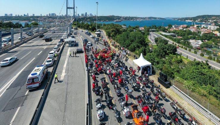 Motosikleti üzerinde şehit olmuştu! Anısına geçit düzenlendi