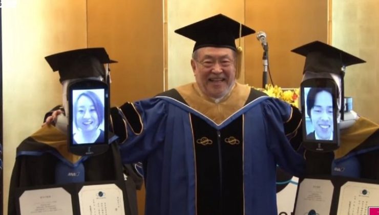Japonya’da diplomalar avatar robotlara