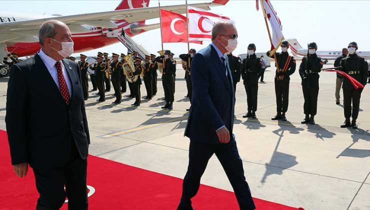 Cumhurbaşkanı Erdoğan: Kuzey Kıbrıs artık ayağa kalkıyor