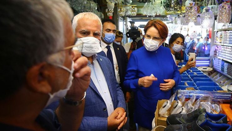 İYİ Parti lideri Akşener’den Malatya’da esnaf ziyareti