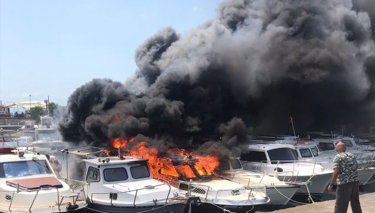 Maltepe’de teknede çıkan yangın söndürüldü