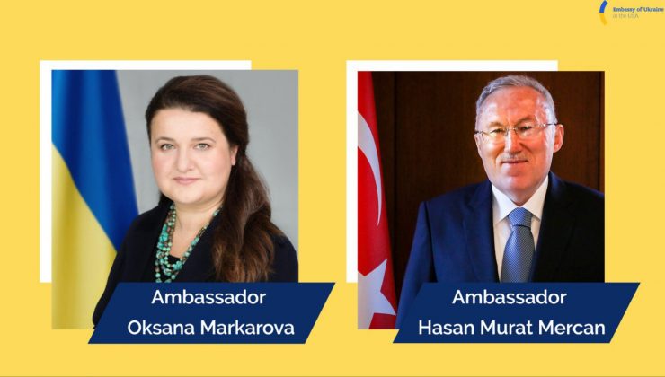 ABD’nin Ukrayna Büyükelçisi’nden Türk mevkidaşı Mercan’a ziyaret