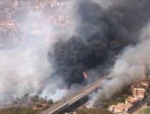 Sicilya da orman yangınlarıyla mücadele ediyor