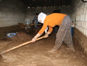 Erciş’te şiddetli yağış 13 köyde taşkınlara yol açtı