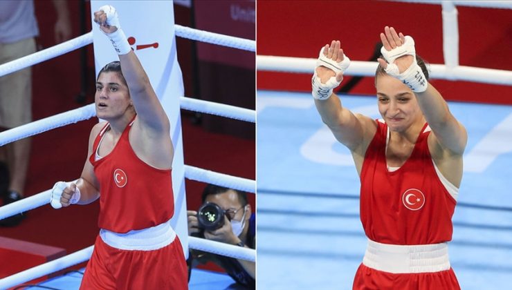 Spor camiasından  Busenaz Sürmeneli ve  Buse Naz Çakıroğlu’na tebrik