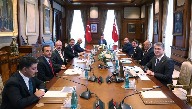 Cumhurbaşkanı Erdoğan, TOGG Yönetim Kurulu üyelerini kabul etti
