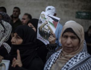 Gazze`de “idari tutukluluk” politikasına yönelik protesto