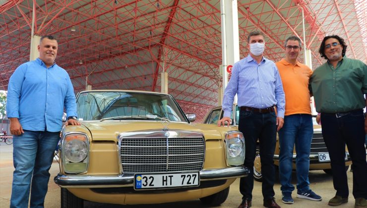 Klasik otomobil tutkunları Burdur’da buluştu