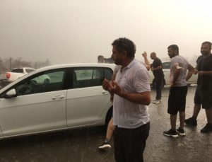 Manavgat’ta yağmur sevinci