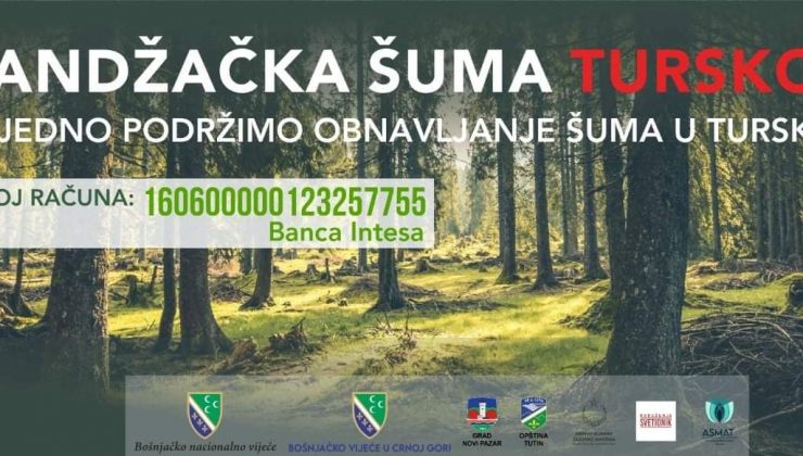 Sırbistan Sancak’tan Türkiye’deki ormanlara fidan bağışı