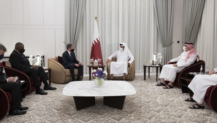 Katar Emiri, ABD Dışişleri ve Savunma bakanlarıyla Afganistan’ı görüştü