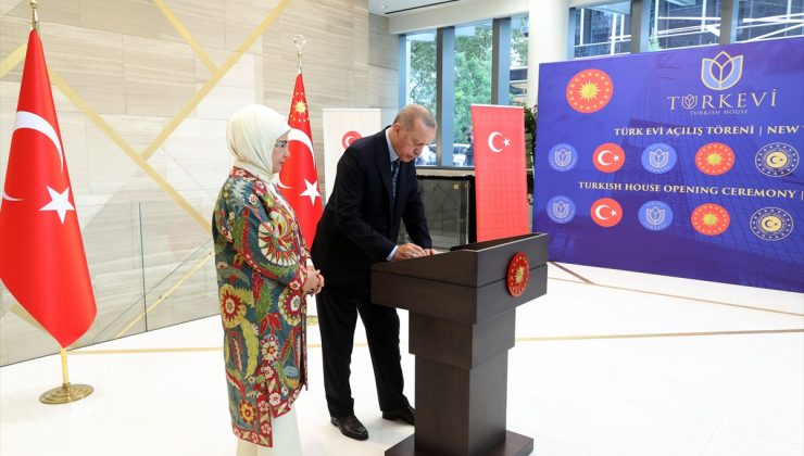 Cumhurbaşkanı Erdoğan, New York Türkevi’ni hizmete açtı