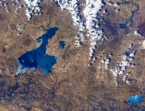 Çinli astronot Van Gölü’nü anka kuşuna benzetti