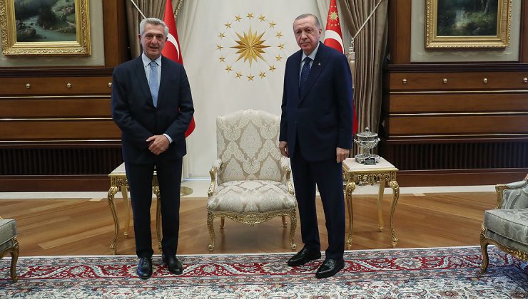 Cumhurbaşkanı Erdoğan BM Mülteciler Yüksek Komiseri Grandi’yi kabul etti