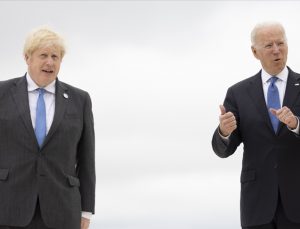 İngiltere Başbakanı Johnson, ABD Başkanı Biden ile bir araya geldi