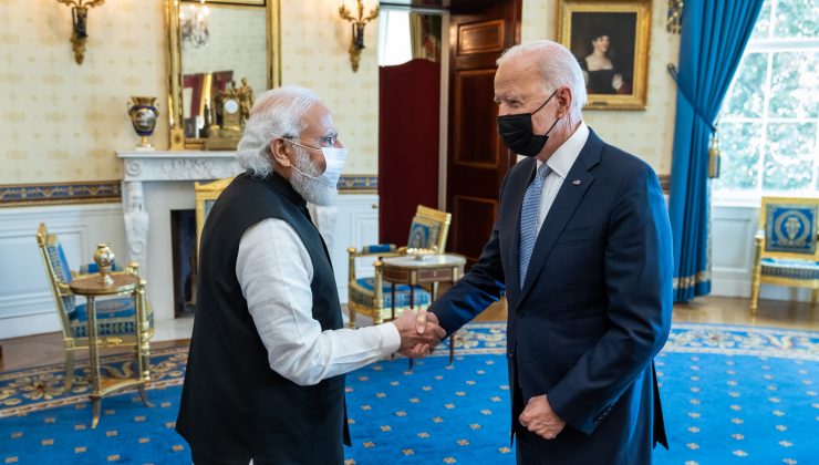 ABD Başkanı Biden, Hindistan Başbakanı Modi’yi Beyaz Saray’da ağırladı