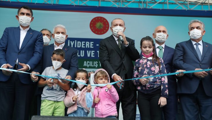 Cumhurbaşkanı Erdoğan, Rize’de açıklamalarda bulundu