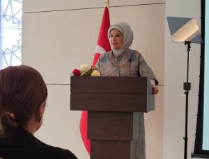 Emine Erdoğan’dan kadınlara “sürdürülebilir dünya inşa edelim” çağrısı