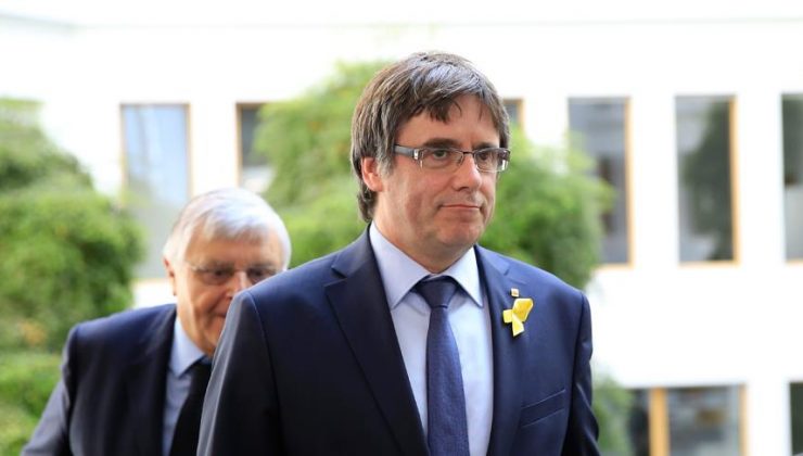 Eski Katalan lider Puigdemont Brüksel’e döndü