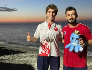 Milli sporcu Derin Toparlak dünya üçüncüsü oldu