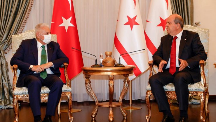 KKTC Cumhurbaşkanı Tatar, AK Parti Genel Başkanvekili Yıldırım’ı kabul etti