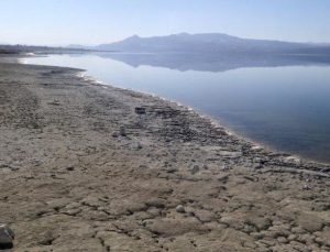 Burdur Gölü’nde korkutan görüntü