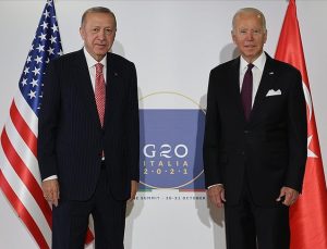 Cumhurbaşkanı Erdoğan ile ABD Başkanı Biden Roma’da görüştü