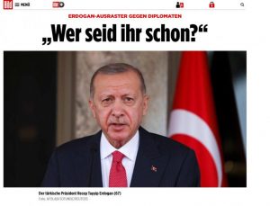 Alman Bild gazetesinden Erdoğan için küstah ifadeler
