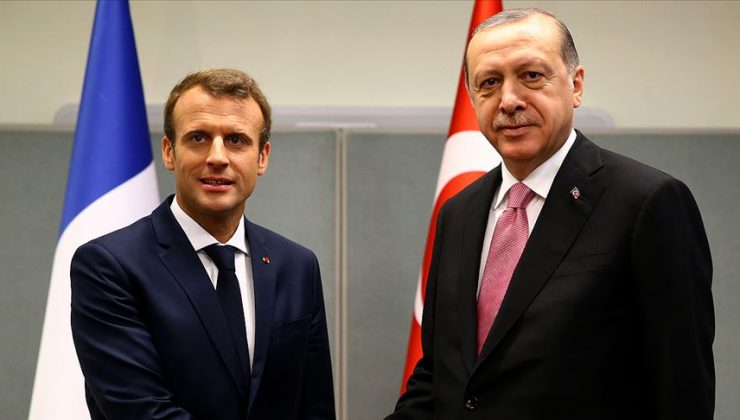 Cumhurbaşkanı Erdoğan Macron ile bir araya geldi