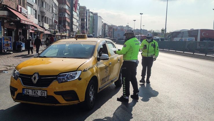 İstanbul’da taksicilere yönelik denetimler sürüyor