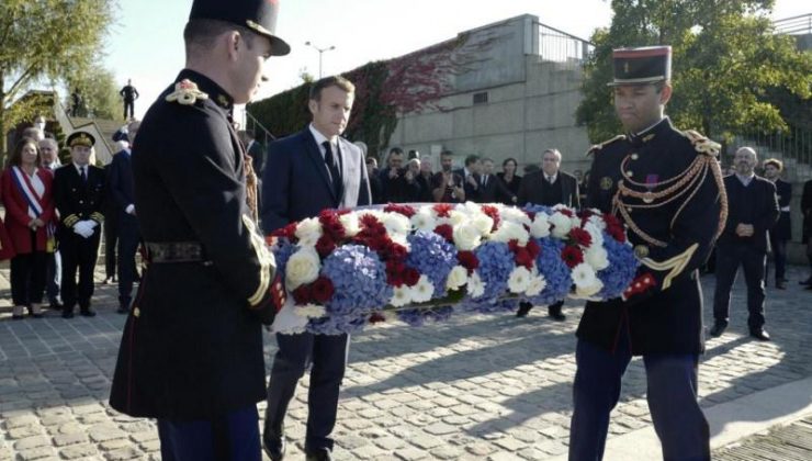 Fransa’da ilk… Macron, Cezayirli katliamının anma törenine katıldı