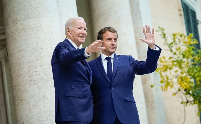 Biden ile Macron görüşmesinin gündemi denizaltı krizi