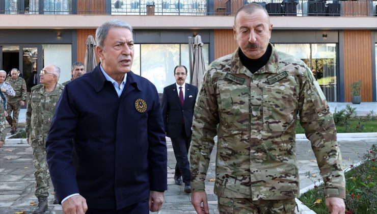 İlham Aliyev Milli Savunma Bakanı Akar’ı kabul etti