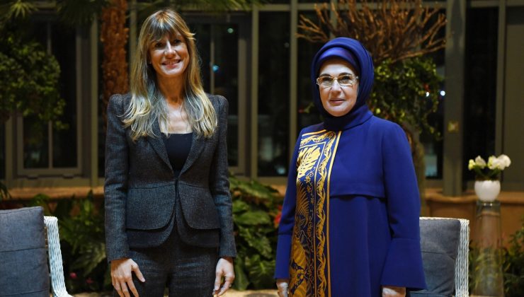 Emine Erdoğan, İspanya Başbakanı Sanchez’in eşini ağırladı