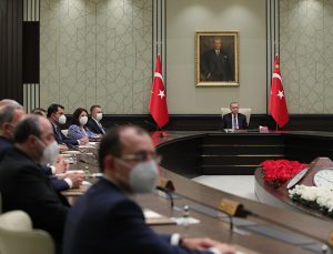Kabine Cumhurbaşkanı Erdoğan’ın Başkanlığında toplandı